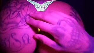 Skinny girl blindfolded in kinky scavenger hunt with cumshot.