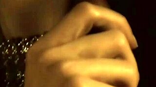 sexy brunette in ritual fun session, nude dancing and teasing