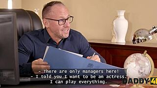 Naomi love flashed her tits and pussy to land the job at daddy4k