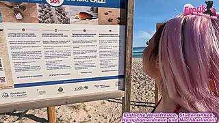 Deutsche Teen 18+ Gets Bold Anal Fuck On Mallorca Beach