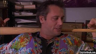 Beautiful Redhead Lady Bent Over in Hardcore Doggystyle Outdoor Sex with Big Tits