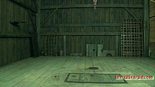 Blonde Slave Rubs Cunny In Lingerie