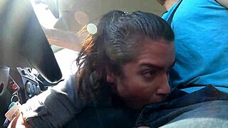 Lucky Uber Driver - Wife Swallows Jizz