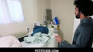 innocent honey hayes replaces broken fleshlight with her pussy