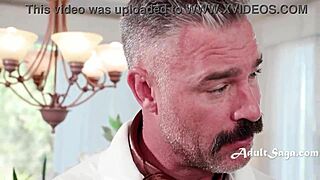 first girl rides porn stache!