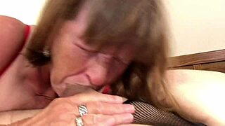 Granny in Red Hood Sucks Wolf's Cock Deep.