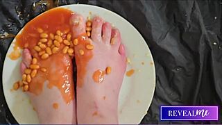 Milf Sucks Sexy Toes In Shower!