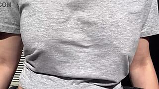 horny stepmom artemisia love bounces big boobs outdoor