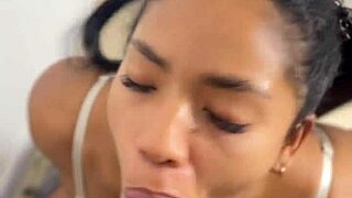 I asked my stepbrother for his huge cock, and we enjoyed it as an amateur couple