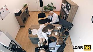 Loan4K Horny Teen Mina K Shows Off Natural Body For Big Loan