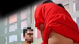 director watches latina model riding