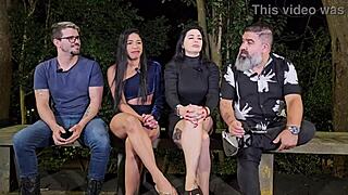 Topcast - Lalla Potira and Bill in Street Cuckold Public Outdoor Scene