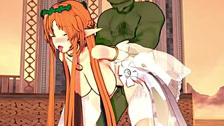 The sexiest elf in anime shows up in sao