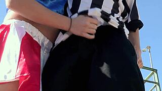 Savannah Camden Lets Referee Fuck Her!