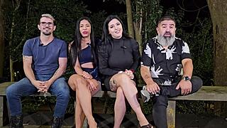 Topcast - Lalla Potira and Bill in Street Cuckold Public Outdoor Scene