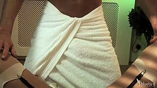 Hey, we're fucking this shaved milf in a hotel with doggystyle and boots on.