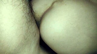 Milf's skinny ass gets roughly fucked deep in homemade POV