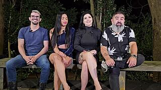 Topcast - Lalla Potira and Bill in Street Cuckold Public Outdoor Scene