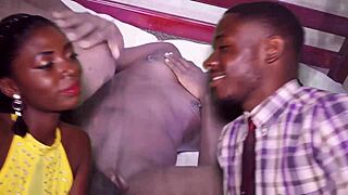 feeling the passion as the journalist discovers the tv star's tight ass