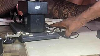 Pussy Machine Operator at Work