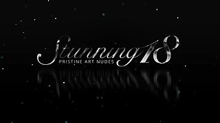 Stunning beauty teen hot pearl is drilling her cunt on the swing