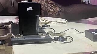 Pussy Machine Operator at Work