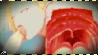 Android 18 lystfabrikk med store pupper og fet rumpe