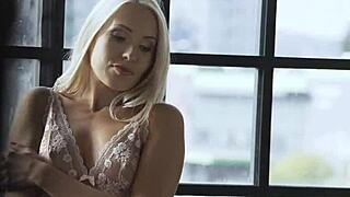 Beautiful Babe Awaits You In Stylish Lingerie Outfit