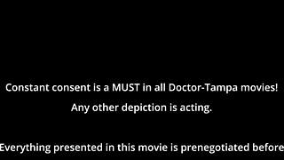 Crystal Frost's Nurse Fetish: Choking, Gagging, and Deepthroat on Patient's Big Ass.