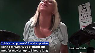 Crystal Frost's Nurse Fetish: Choking, Gagging, and Deepthroat on Patient's Big Ass.