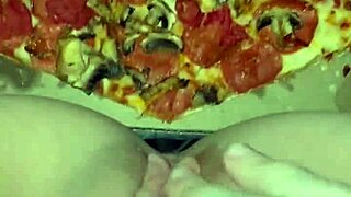 i masturbate with pizza and ice cream, kinky teen 18+ fun