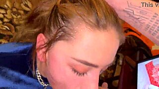 Beautiful slave endures intense face fucking with choking and throatpie