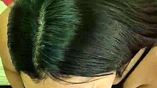 Brunette Latina Wife Fucks Stepson's Teacher in Doggystyle with Big Natural Tits Bouncing