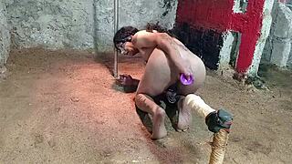 Ts plays with dildos