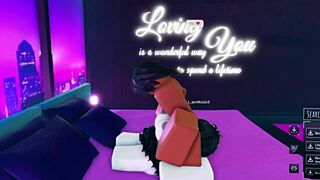 Horny Slut Fucked by Big Black Cock in Game