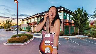 I Strip And Masturbate In The Parking Lot With Big Tits And Ass.