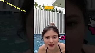 ana jalandoni in bikini downblouse