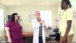 chubby nurse alexxxis allure cannot resist patients bbc jm1258