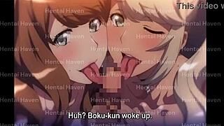 both step sisters woke me up licking my cock 😍