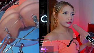 this colombian girl enjoys machine sucking and vibrator fingering