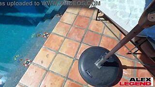 brunette milf shay sights feels intense pleasure taking messy load on her perfect tits after anal doggystyle outdoor with monster cock