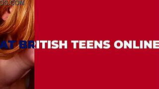 Hot british teen gives epic blowjob 😍