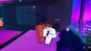 Horny Slut Fucked by Big Black Cock in Game