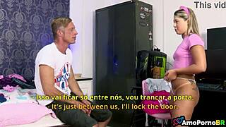 Fantasiando coisas com minha enteada involving anal and monster cock