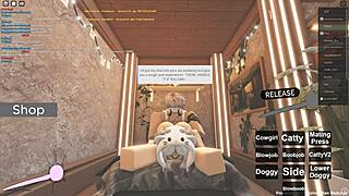 Roblox porn whore bent over ass doggystyle big tits blowjob deepthroat cowgirl cum