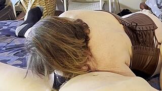 wonder granny sucks heroic cock?