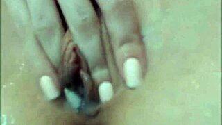 i'm a busty teen fingering my shaved cunt closeup until i squirt