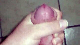 A woman enjoys a solo session alone