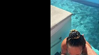 Public Bj At Infinity Pool In Costa Rica