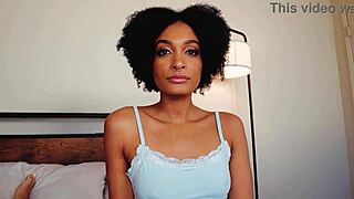 Bratty black step sis Addis Fouche wants your dick!